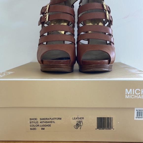 Michael Kors Sandra Platform Strappy Heels - Picture 2 of 6